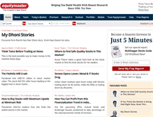 Tablet Screenshot of m.equitymaster.com